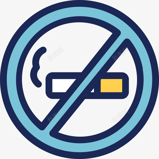 禁止吸烟23号机场直线颜色图标svg_新图网 https://ixintu.com 23号机场 直线颜色 禁止吸烟