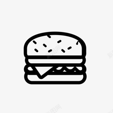 汉堡美味喝图标图标