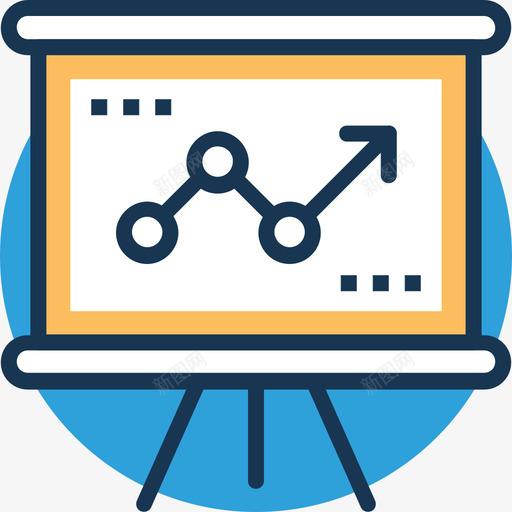 演示文稿项目管理7线颜色图标svg_新图网 https://ixintu.com 演示文稿 线颜色 项目管理7