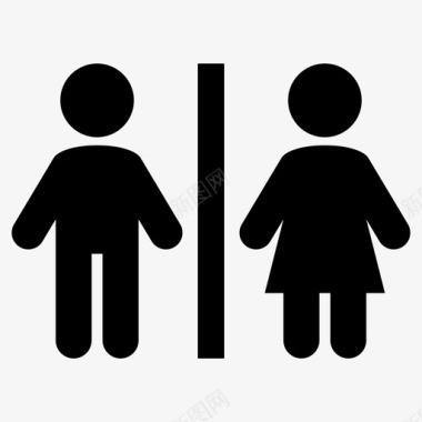卫生间女卫生间餐厅图标图标