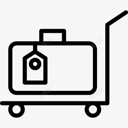 旅行袋旅行82线性图标svg_新图网 https://ixintu.com 旅行82 旅行袋 线性