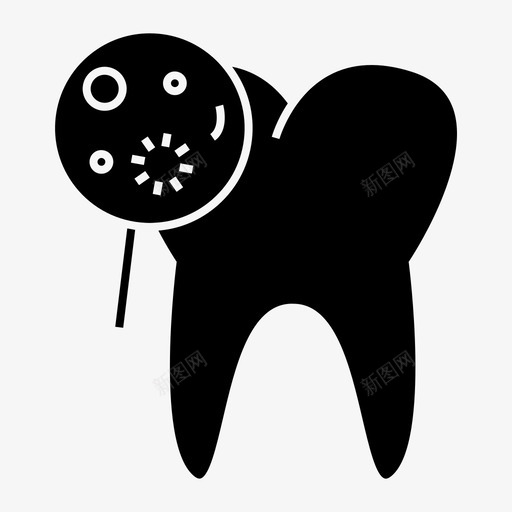 细菌牙齿质地图标svg_新图网 https://ixintu.com 牙齿 细菌 质地