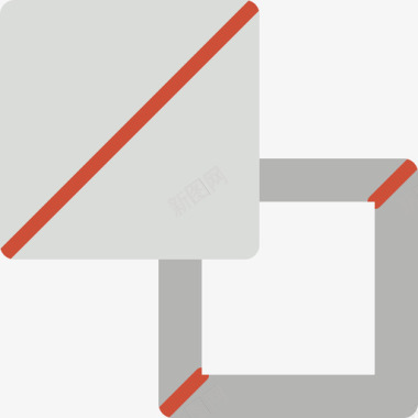 裁剪桌面出版3平面图标图标