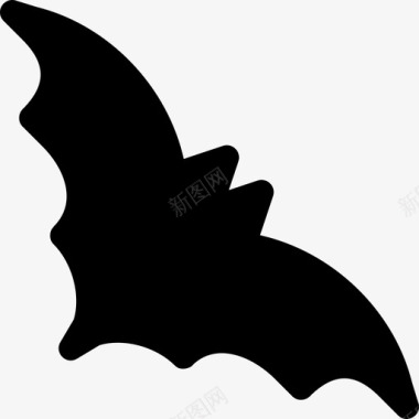 蝙蝠万圣节48填充物图标图标