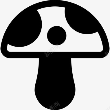 蘑菇感恩节14填充图标图标