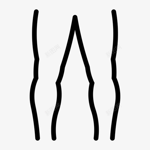 男性的腿臀部膝盖图标svg_新图网 https://ixintu.com 人体的器官 四肢 男性的腿 膝盖 臀部
