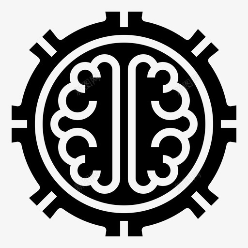 头脑齿轮计划图标svg_新图网 https://ixintu.com 创业和发展坚实 可能性 头脑 计划 齿轮