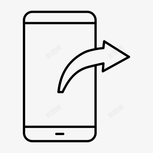 共享导出发送图标svg_新图网 https://ixintu.com 共享 发送 导出 智能手机