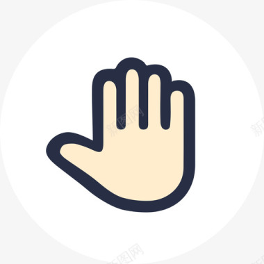 icon-举手 图标
