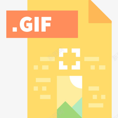 Gif文件23平面图标图标