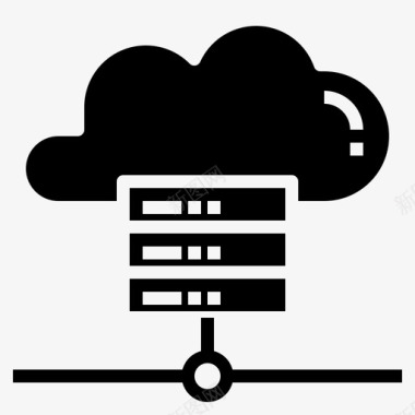 虚拟服务器大云图标图标
