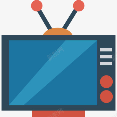 电视网络和通信图标图标