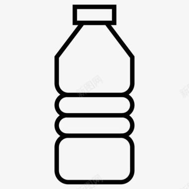 瓶装水塑料瓶水瓶图标图标