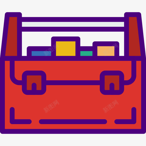 工具箱工具37线颜色图标svg_新图网 https://ixintu.com 工具37 工具箱 线颜色