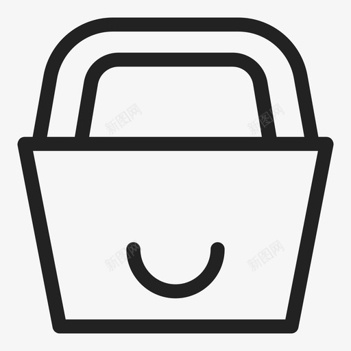 盒装饮食食品和餐厅图标svg_新图网 https://ixintu.com 健康食品 午餐盒 外卖 盒装 食品和餐厅 饮食