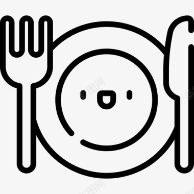 晚餐家庭生活10直系图标图标