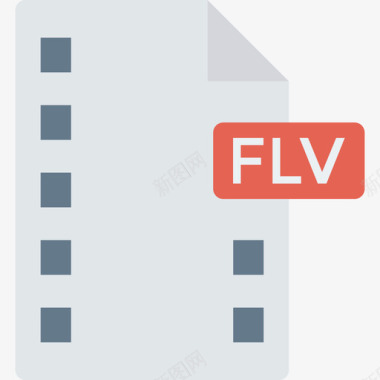 Flv文件夹13扁平图标图标
