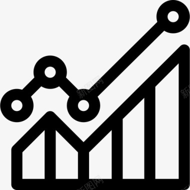 Ipo财务41线性图标图标