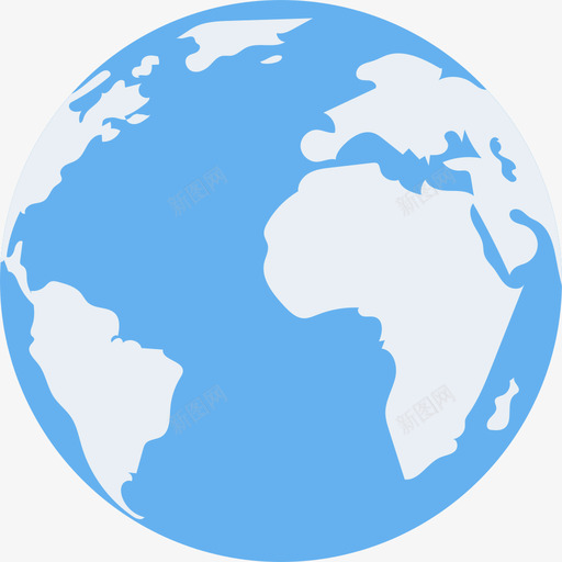 地球仪旅行和地点扁平图标svg_新图网 https://ixintu.com 地球仪 扁平 旅行和地点