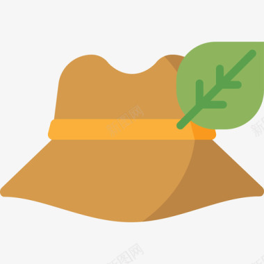 帽子野餐17平顶图标图标