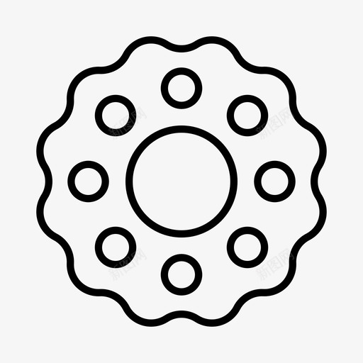 花环庆祝圣诞节图标svg_新图网 https://ixintu.com 圣诞节 圣诞装饰品 庆祝 花环 装饰品