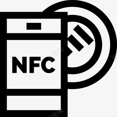 Nfc智能设备13线性图标图标