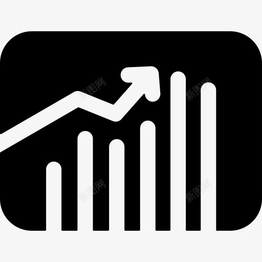 条形图业务分析7已填充图标svg_新图网 https://ixintu.com 业务分析7 已填充 条形图
