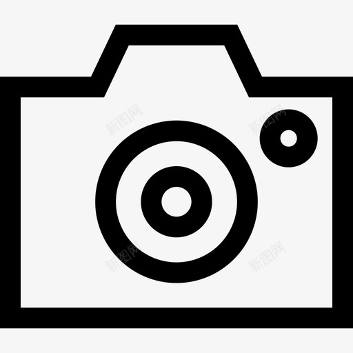 相机生日41直线型图标svg_新图网 https://ixintu.com 生日41 直线型 相机
