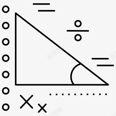 数学加法代数图标图标