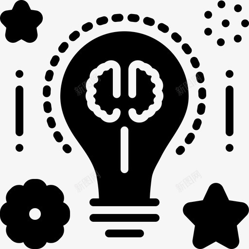 聪明的想法创造性创新图标svg_新图网 https://ixintu.com 创新 创造性 聪明的想法