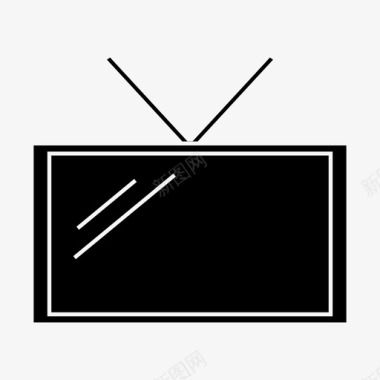 电视电子手表图标图标