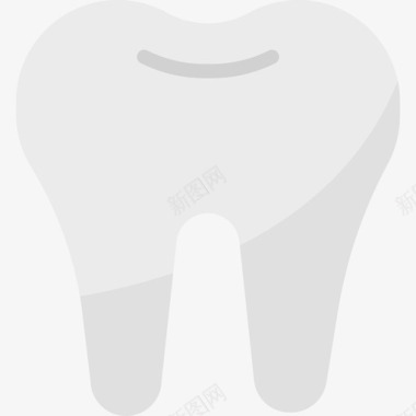 牙齿医用79扁平图标图标
