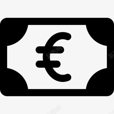 欧元货币26已填充图标图标