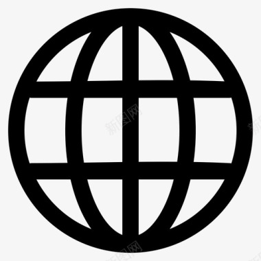 网站全球互联网图标图标