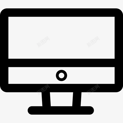 监视器主元素3线性图标svg_新图网 https://ixintu.com 主元素3 监视器 线性