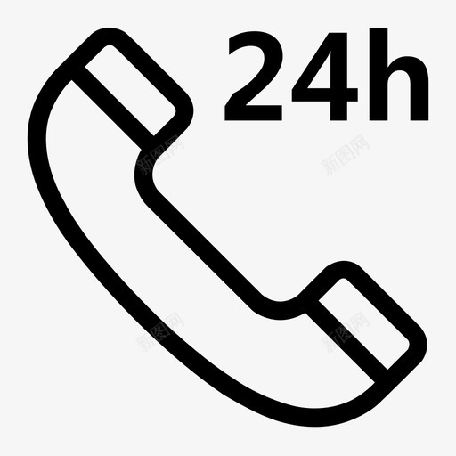 telphone-24hsvg_新图网 https://ixintu.com telphone-24h