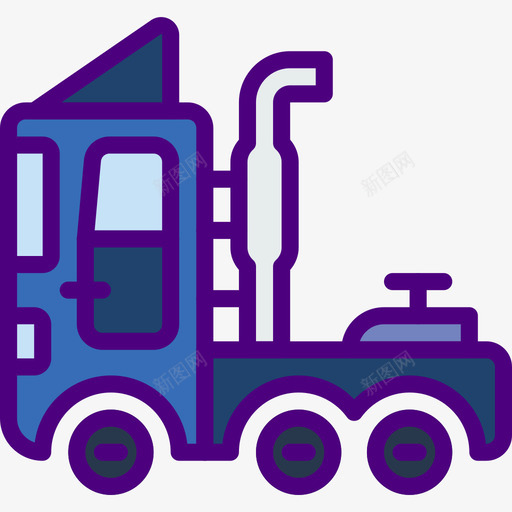卡车汽车零件车辆2线性颜色图标svg_新图网 https://ixintu.com 卡车 汽车零件车辆2 线性颜色