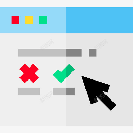 浏览器事件6扁平图标svg_新图网 https://ixintu.com 事件6 扁平 浏览器
