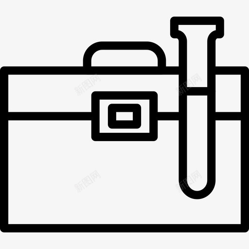 公文包科学35直线型图标svg_新图网 https://ixintu.com 公文包 直线型 科学35