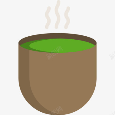 茶食品和饮料11平的图标图标