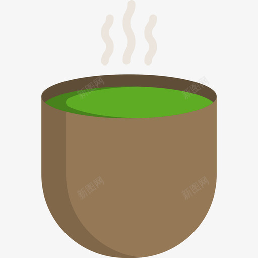 茶食品和饮料11平的图标svg_新图网 https://ixintu.com 平的 茶 食品和饮料11