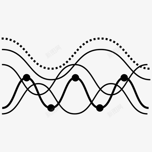 声波音频音频播放器图标svg_新图网 https://ixintu.com 均衡器 声波 技术 脉冲音乐 音频 音频播放器