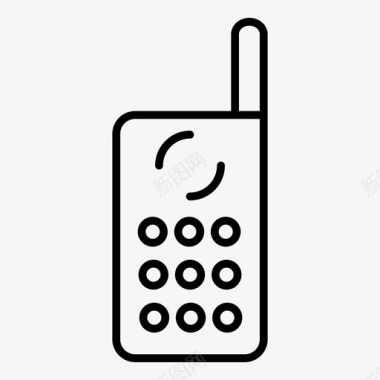 无线电话通讯手机图标图标