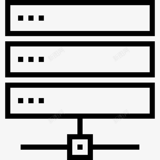 数据库数据存储2线性图标svg_新图网 https://ixintu.com 数据存储2 数据库 线性