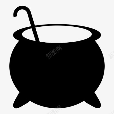 锅药水勺子图标图标