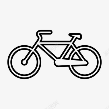 自行车骑车人骑马图标图标