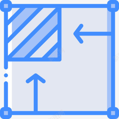 框架桌面出版蓝色图标图标