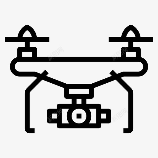 无人机照相机苍蝇图标svg_新图网 https://ixintu.com 小玩意 无人机 照相机 直升机 苍蝇