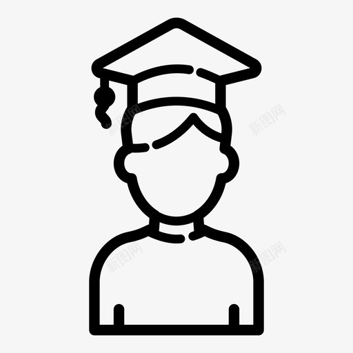 教育帽子智力图标svg_新图网 https://ixintu.com 大学 学校 帽子 成功 教育 智力