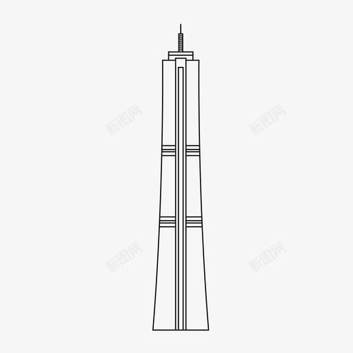 大厦韩国地标图标svg_新图网 https://ixintu.com 地标 大厦 摩天大楼 韩国 韩国地标 首尔